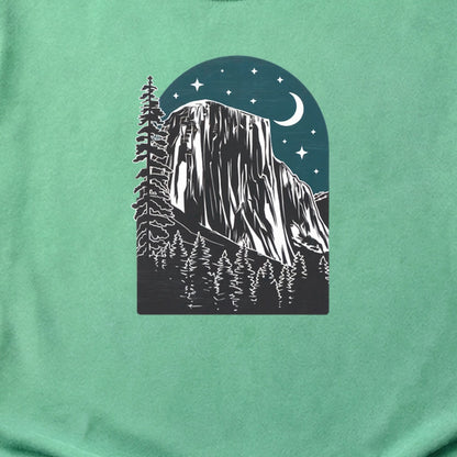 Yosemite at Night Cotton T-Shirt