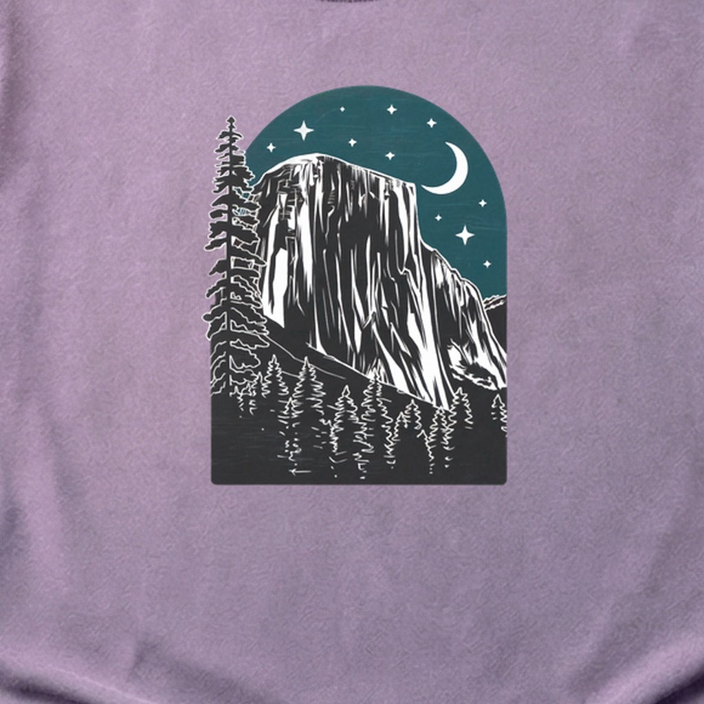 Yosemite at Night Cotton T-Shirt