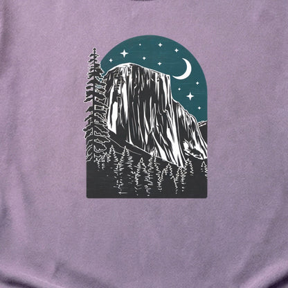 Yosemite at Night Cotton T-Shirt