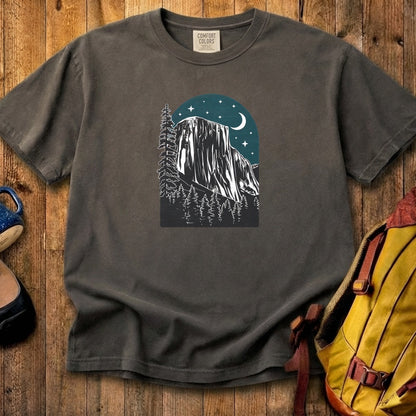 Yosemite at Night Cotton T-Shirt