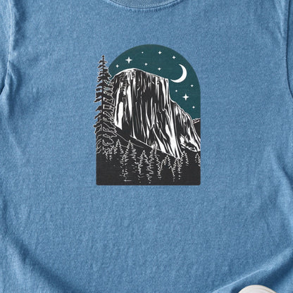 Yosemite at Night Kids Cotton T-Shirt