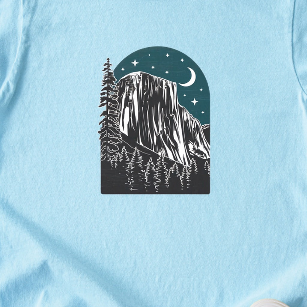 Yosemite at Night Kids Cotton T-Shirt