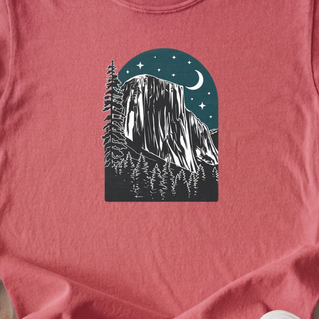 Yosemite at Night Kids Cotton T-Shirt
