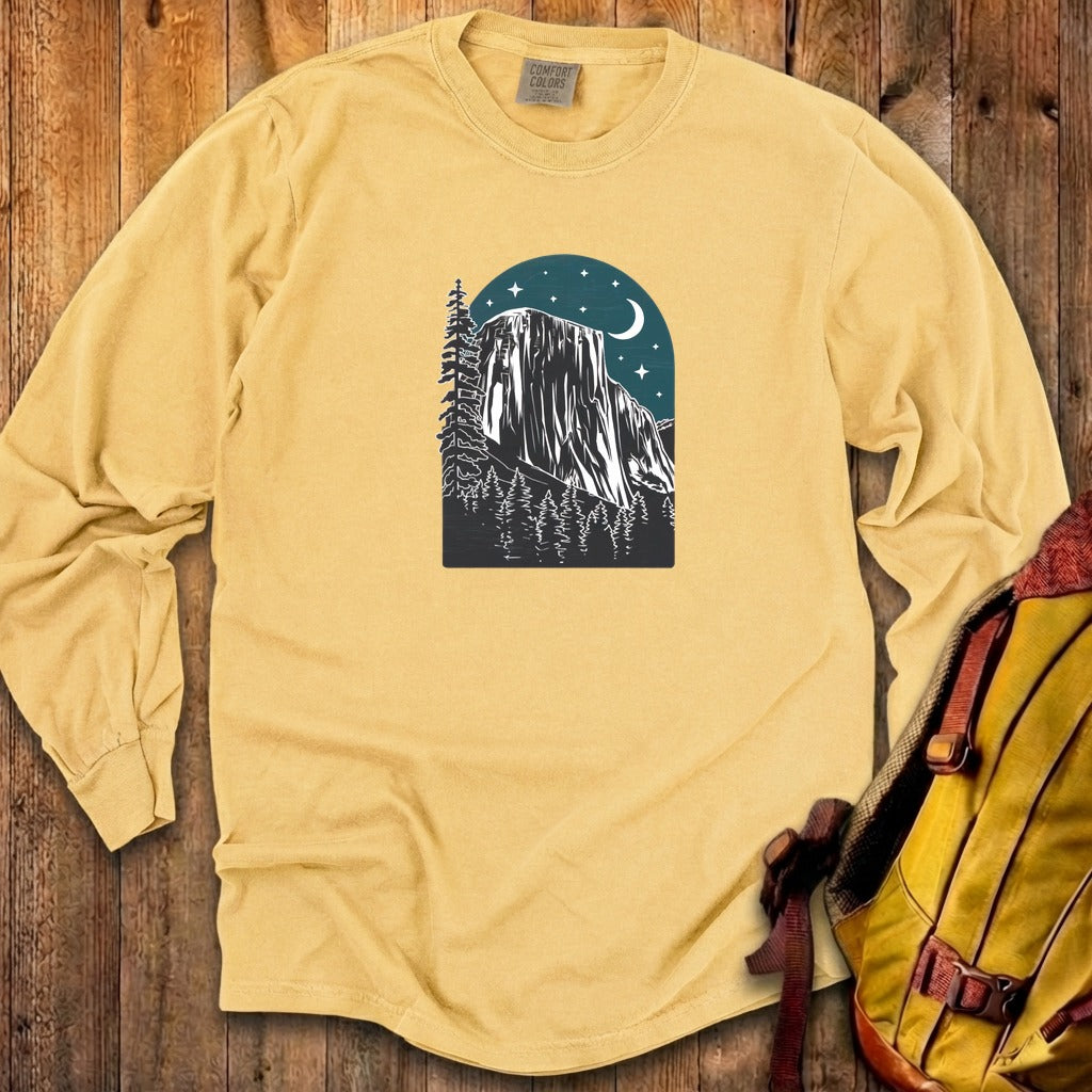 Yosemite at Night Cotton Long Sleeve