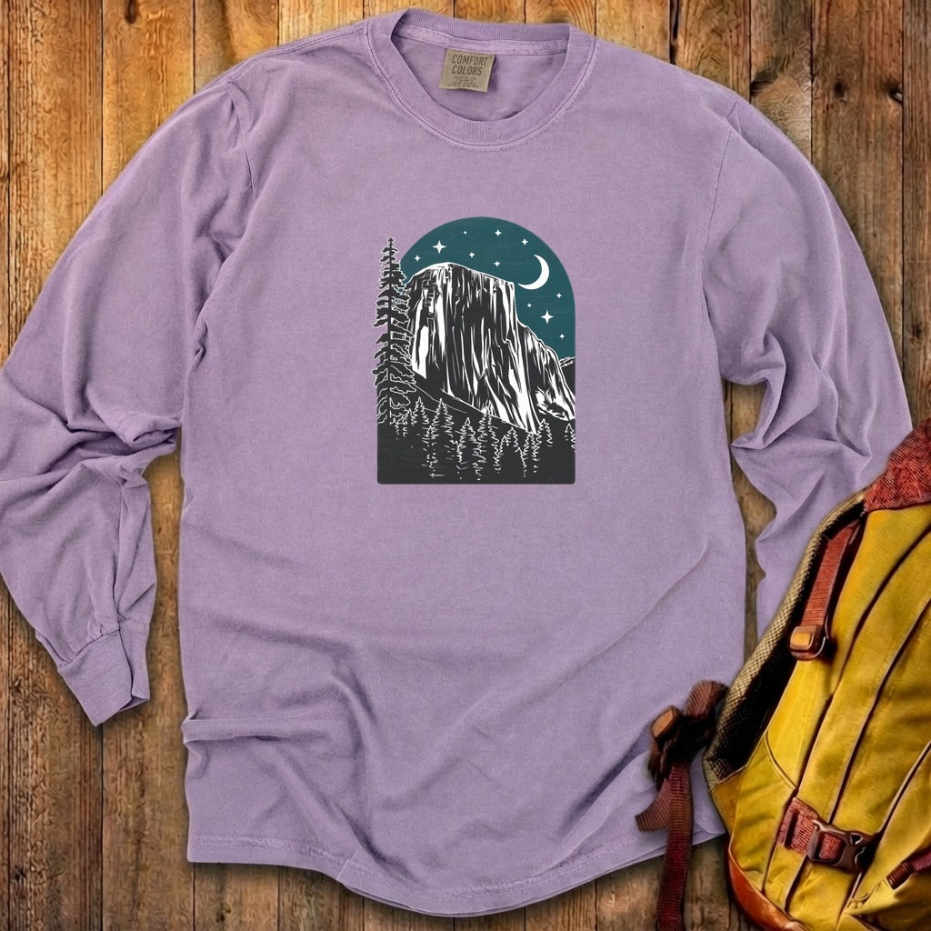 Yosemite at Night Cotton Long Sleeve