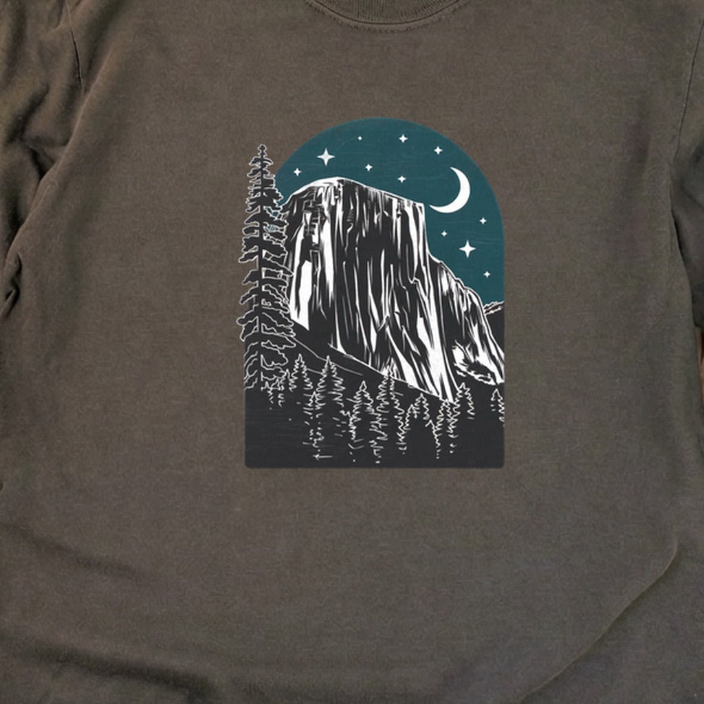 Yosemite at Night Cotton Long Sleeve