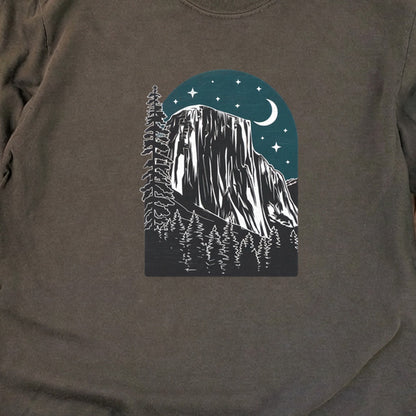 Yosemite at Night Cotton Long Sleeve