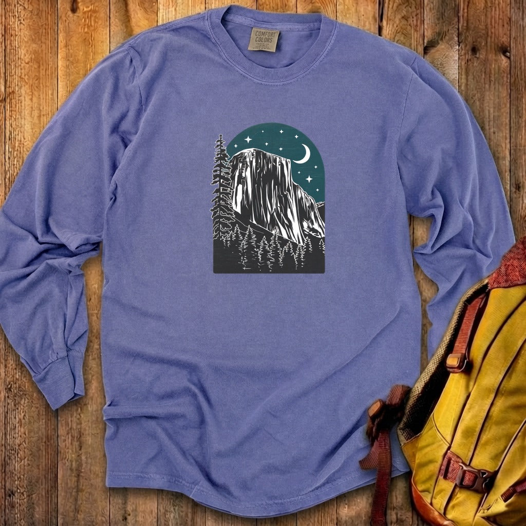 Yosemite at Night Cotton Long Sleeve