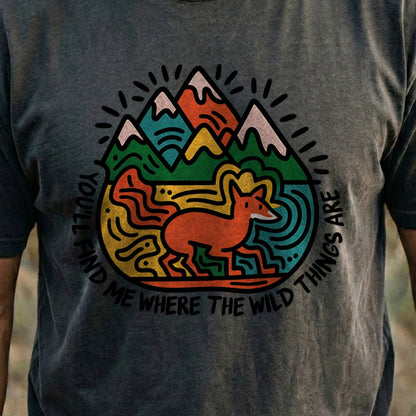 Youll Find Me Cotton T-Shirt