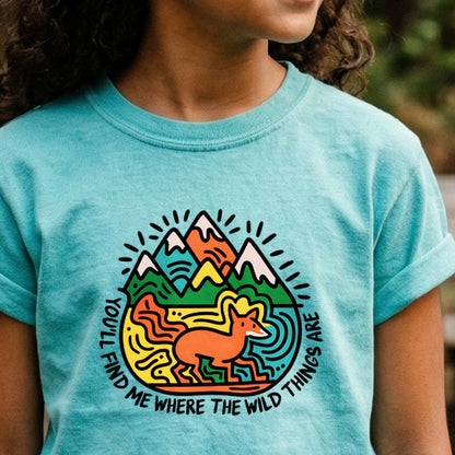 Youll Find Me Kids Cotton T-Shirt