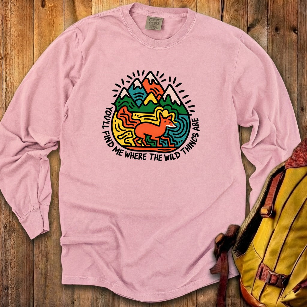 Youll Find Me Cotton Long Sleeve