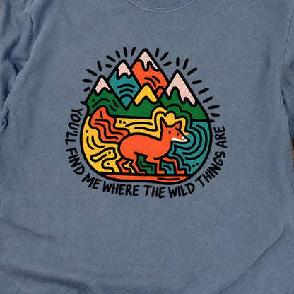 Youll Find Me Cotton Long Sleeve