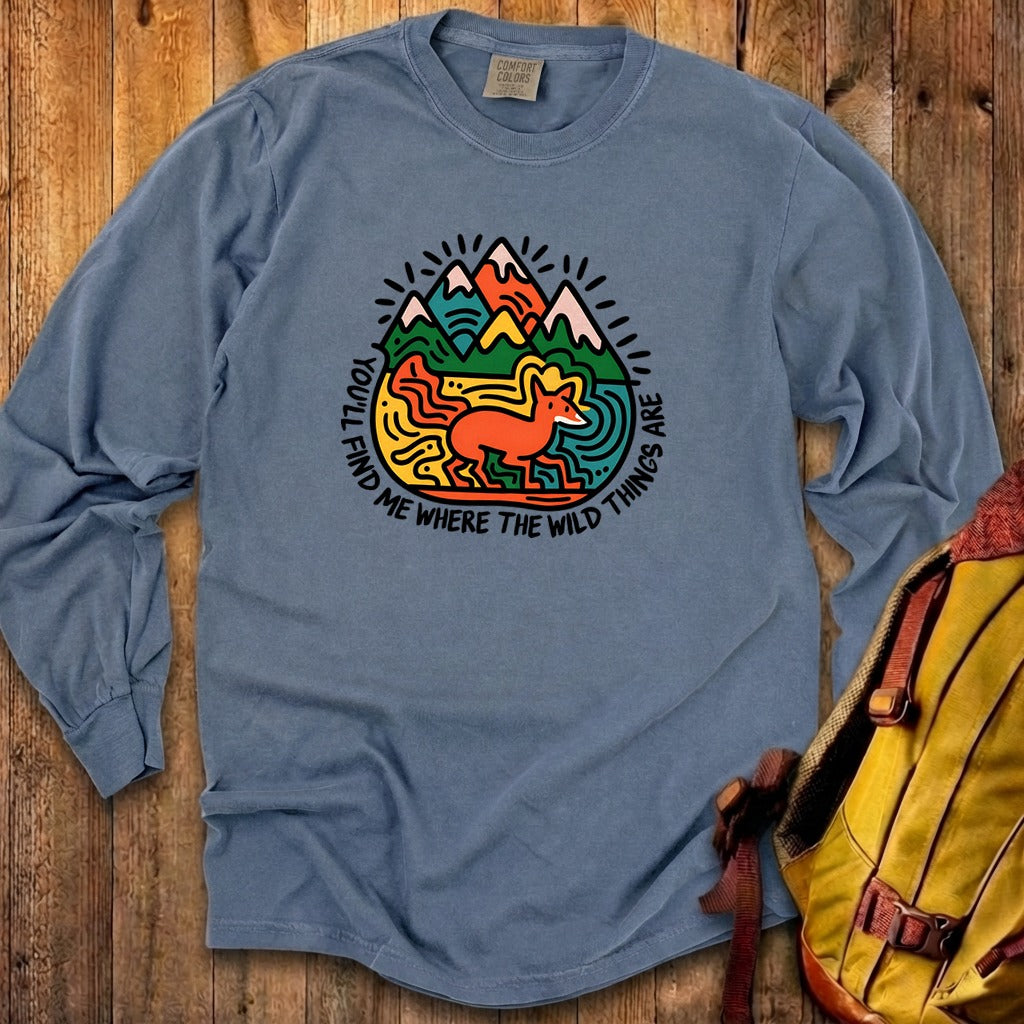 Youll Find Me Cotton Long Sleeve