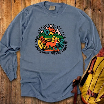 Youll Find Me Cotton Long Sleeve