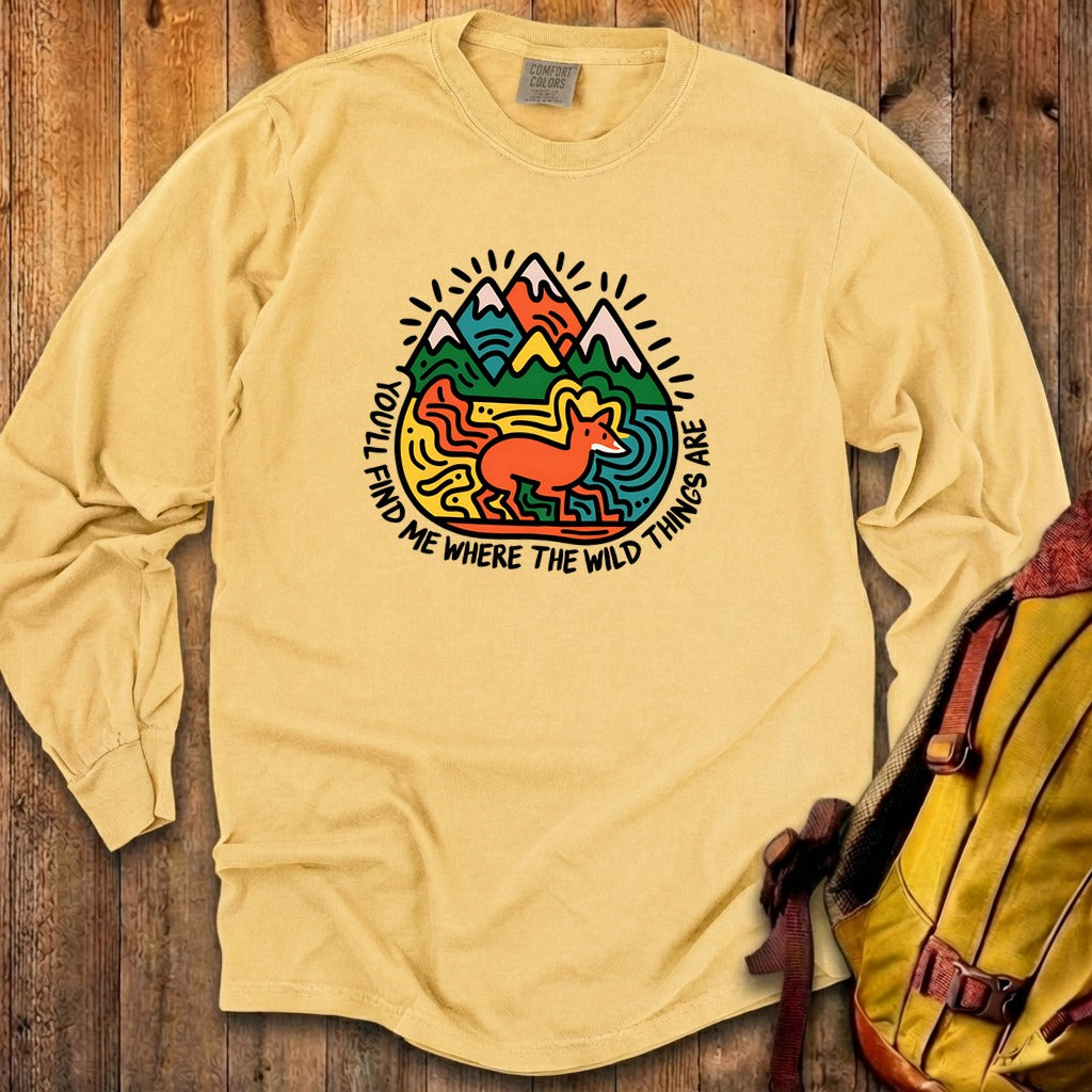 Youll Find Me Cotton Long Sleeve