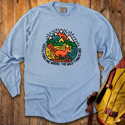 Youll Find Me Cotton Long Sleeve