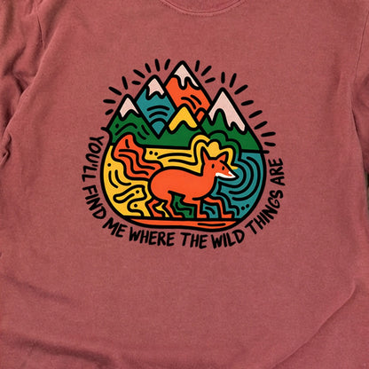 Youll Find Me Cotton Long Sleeve