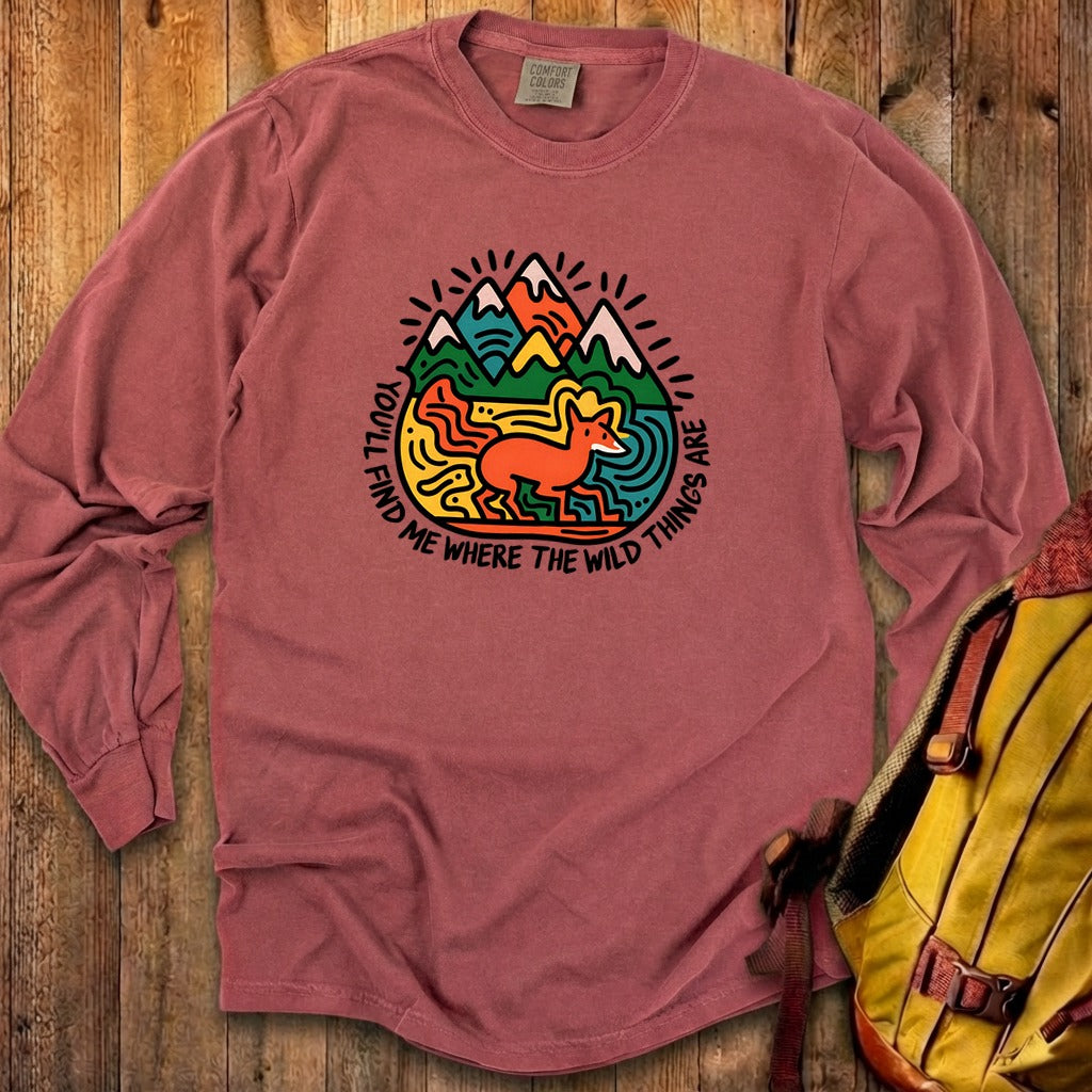Youll Find Me Cotton Long Sleeve