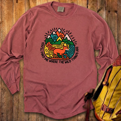 Youll Find Me Cotton Long Sleeve