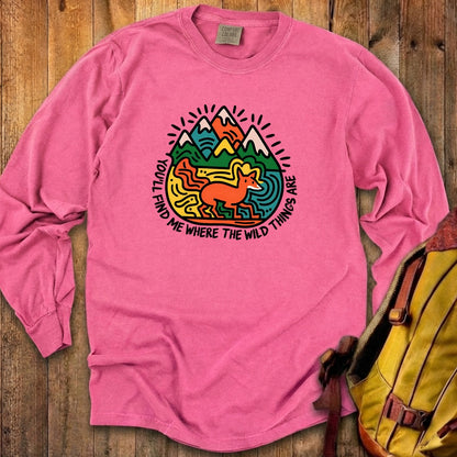Youll Find Me Cotton Long Sleeve