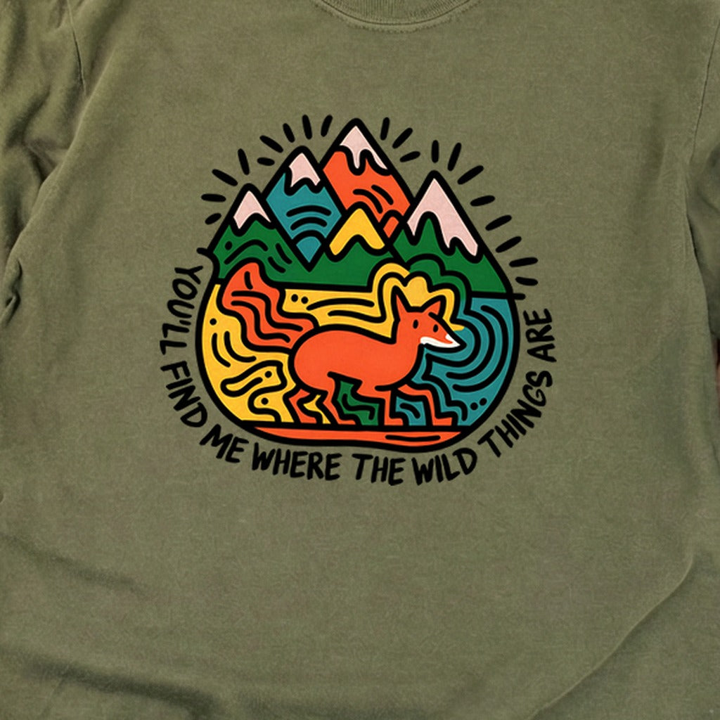 Youll Find Me Cotton Long Sleeve
