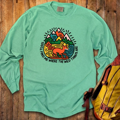 Youll Find Me Cotton Long Sleeve