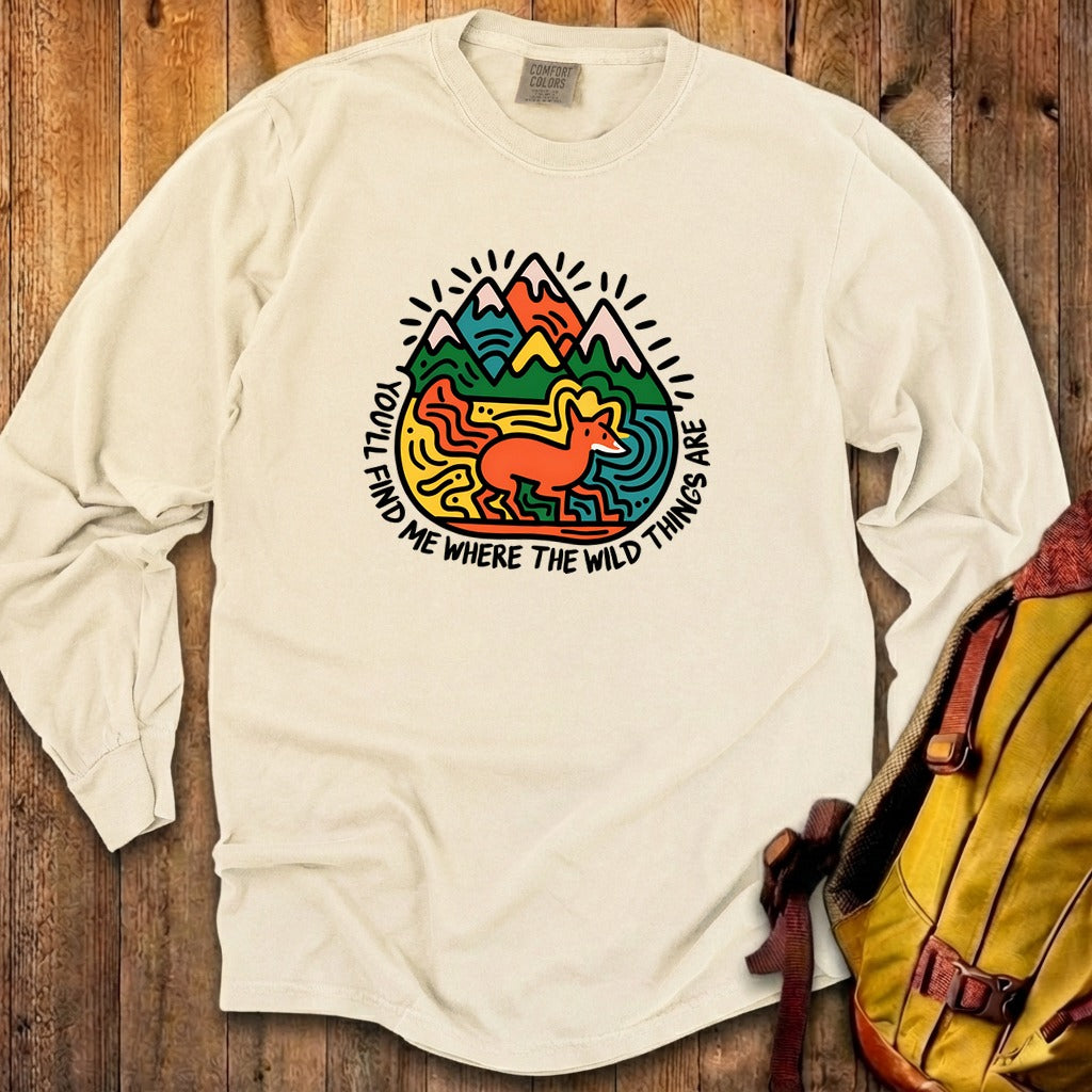 Youll Find Me Cotton Long Sleeve