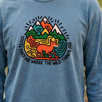 Youll Find Me Cotton Long Sleeve