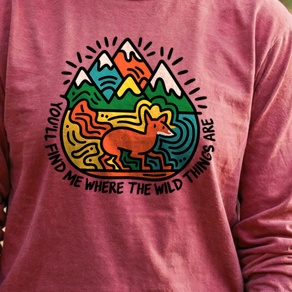 Youll Find Me Cotton Long Sleeve