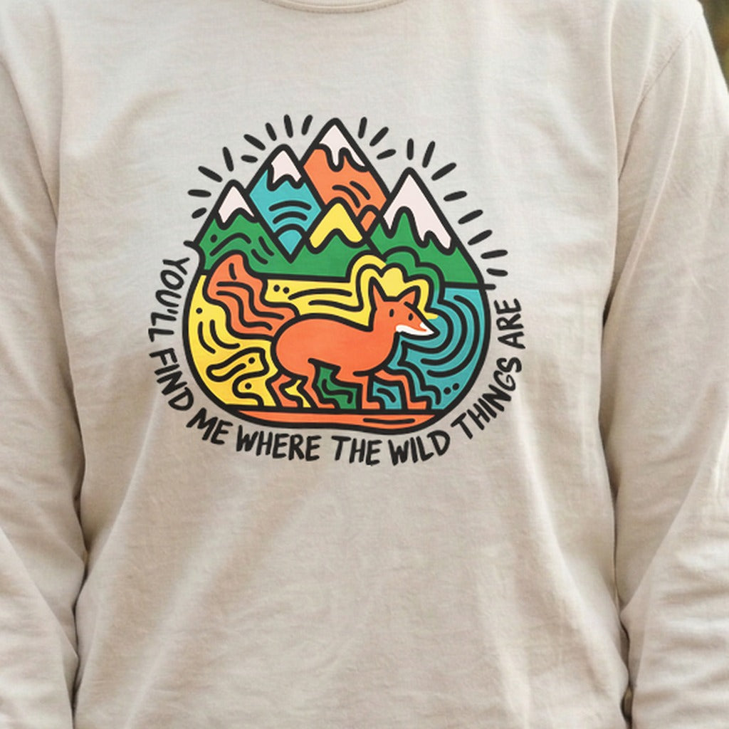 Youll Find Me Cotton Long Sleeve
