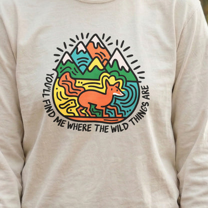 Youll Find Me Cotton Long Sleeve