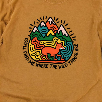Youll Find Me Cotton Long Sleeve