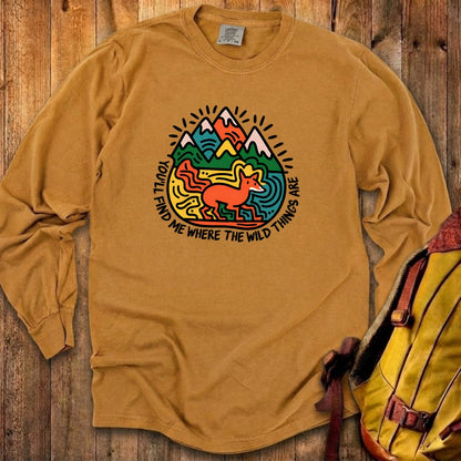 Youll Find Me Cotton Long Sleeve