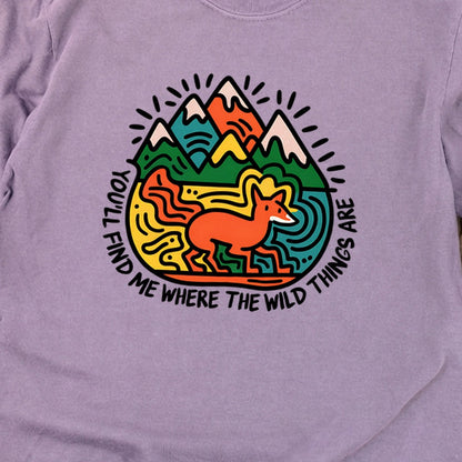 Youll Find Me Cotton Long Sleeve