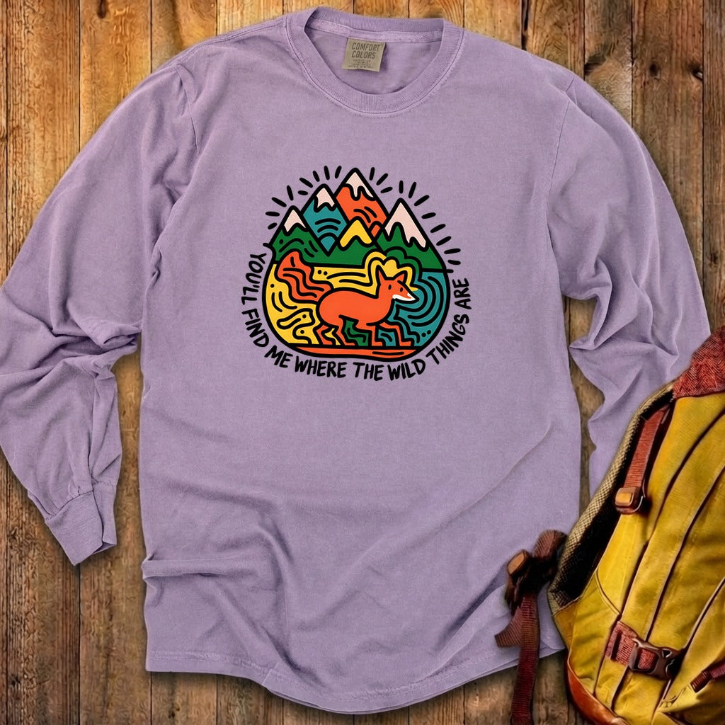 Youll Find Me Cotton Long Sleeve