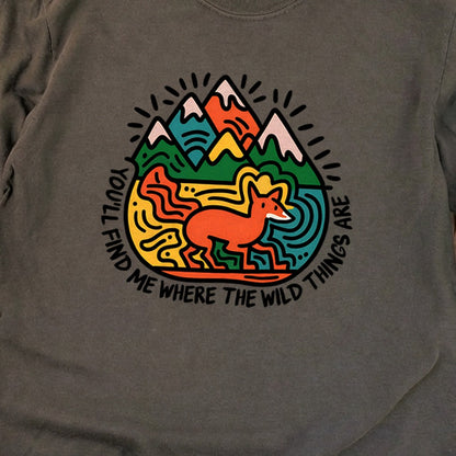 Youll Find Me Cotton Long Sleeve