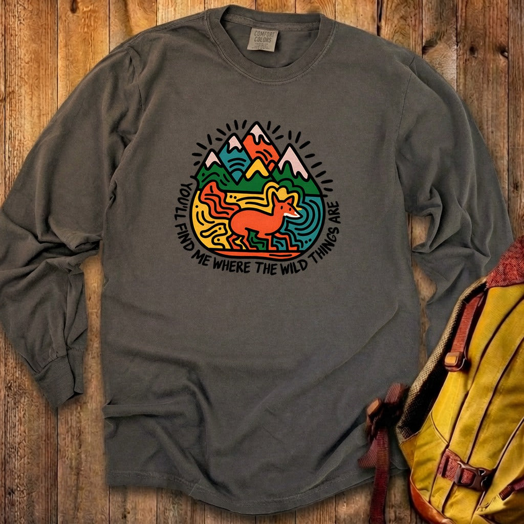 Youll Find Me Cotton Long Sleeve