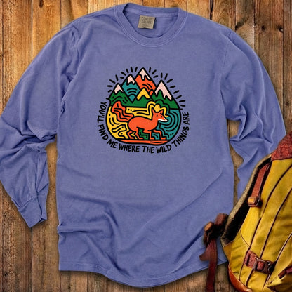 Youll Find Me Cotton Long Sleeve