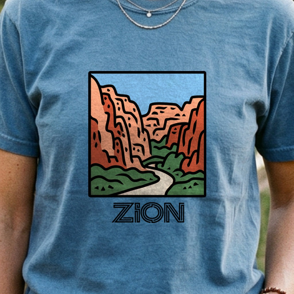 Zion National Park Cotton T-Shirt