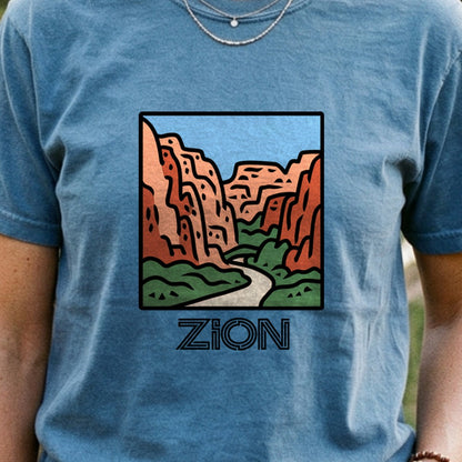 Zion National Park Cotton T-Shirt