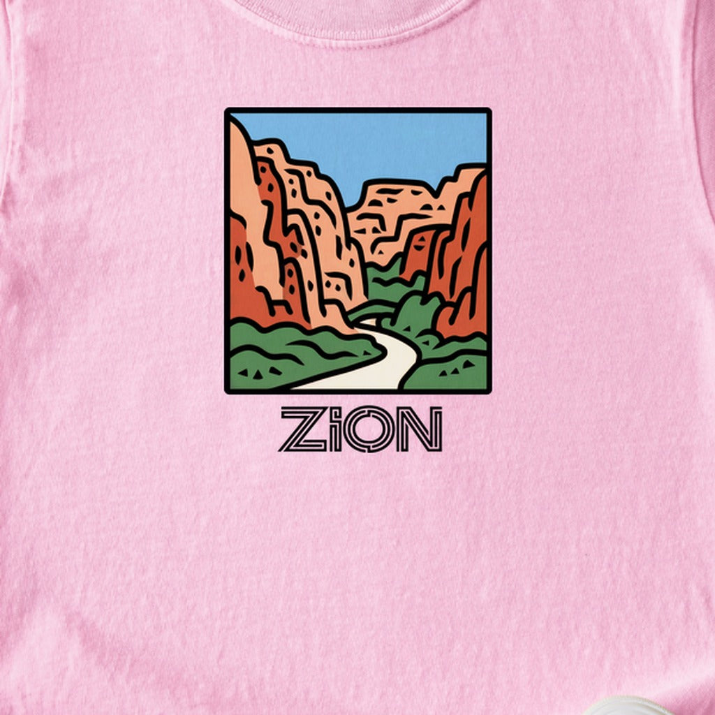 Zion National Park Kids Cotton T-Shirt