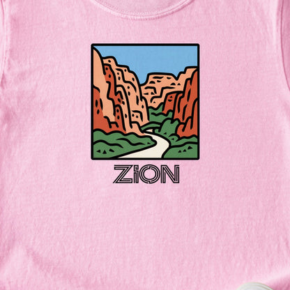 Zion National Park Kids Cotton T-Shirt