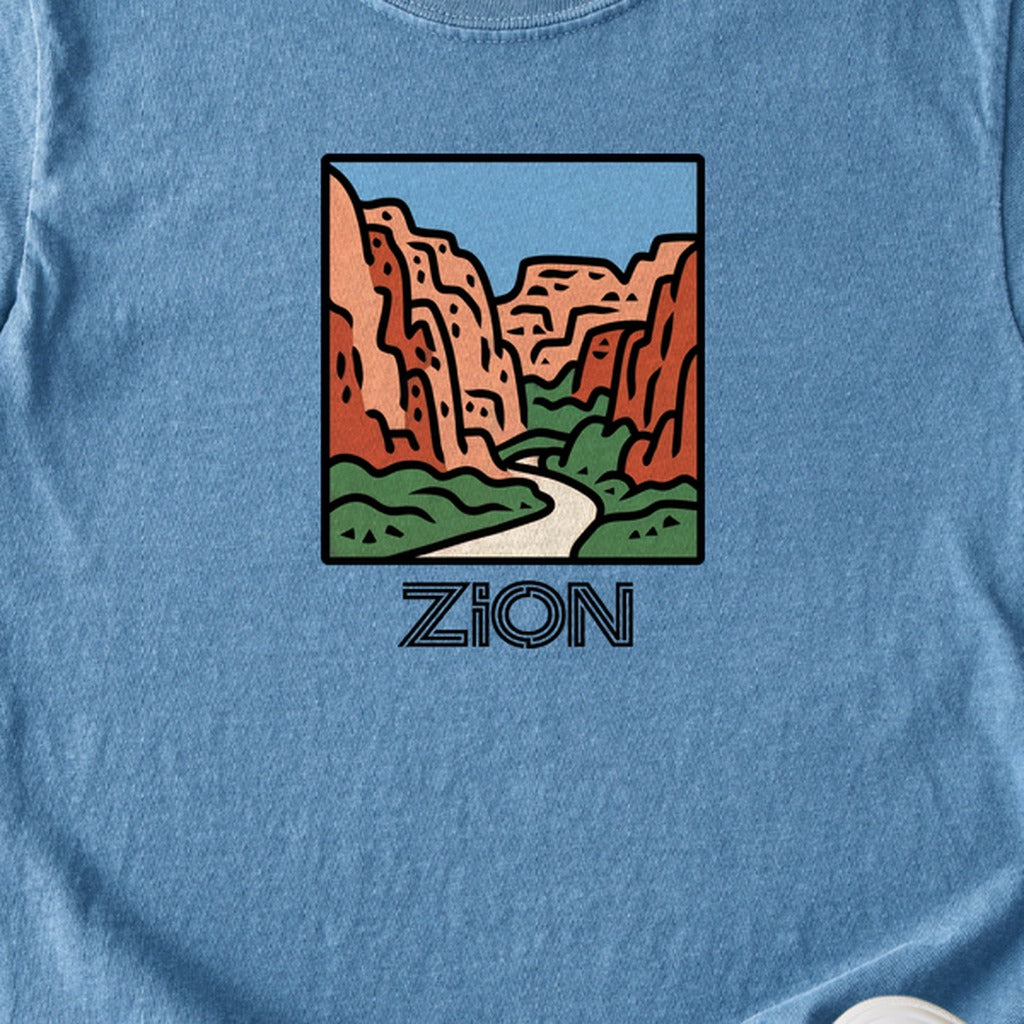 Zion National Park Kids Cotton T-Shirt