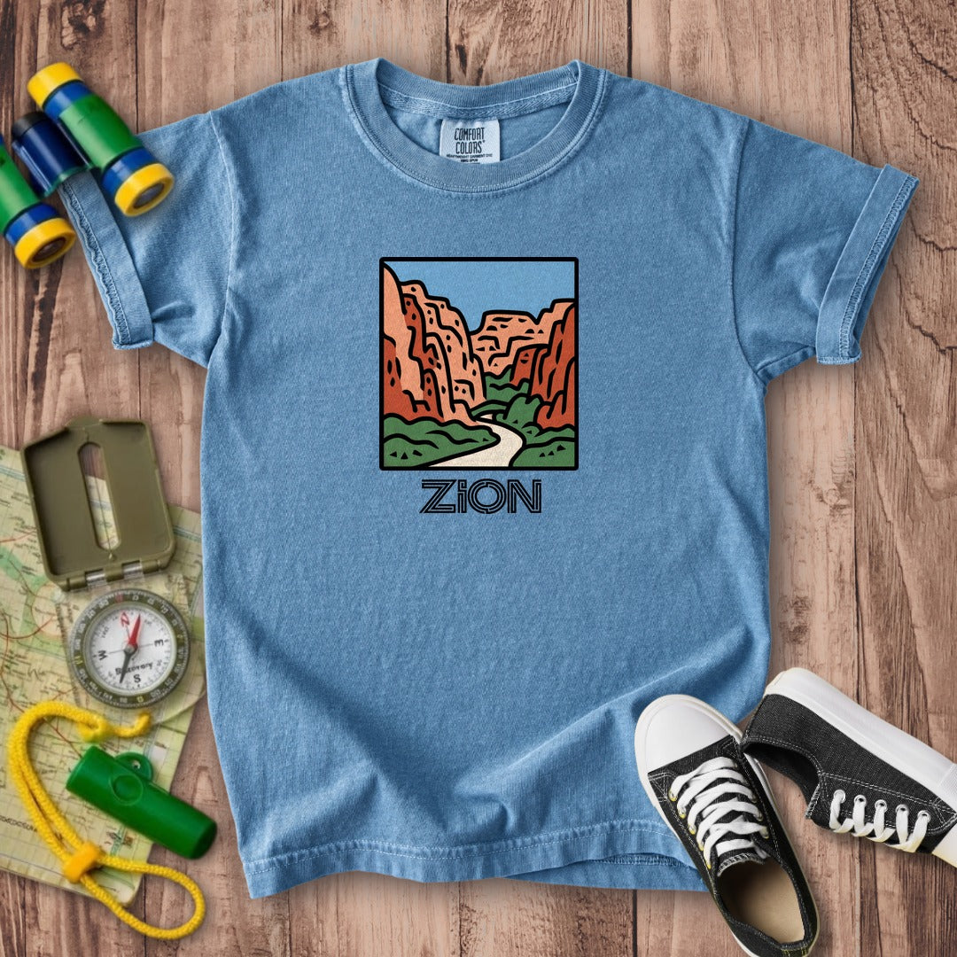 Zion National Park Kids Cotton T-Shirt