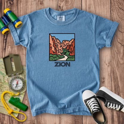 Zion National Park Kids Cotton T-Shirt