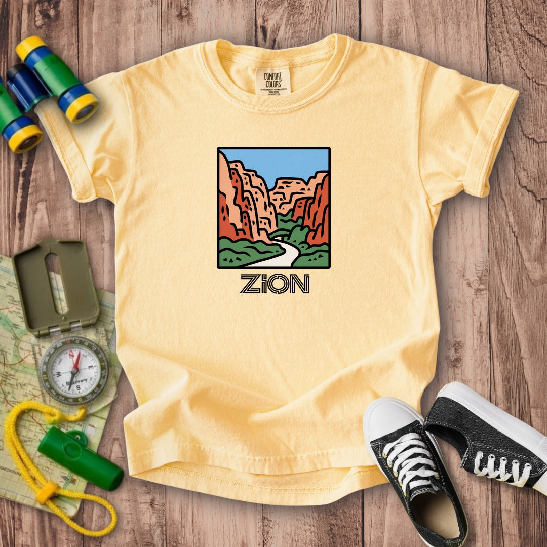 Zion National Park Kids Cotton T-Shirt