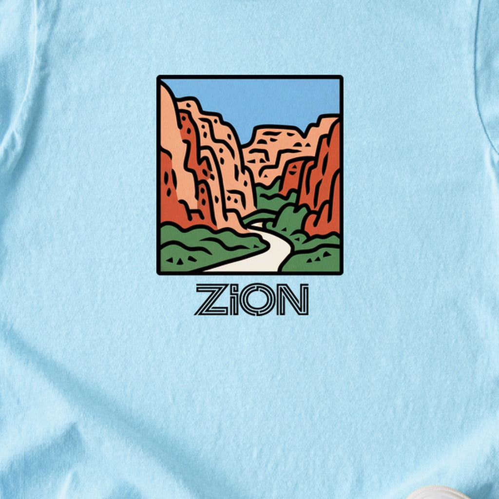 Zion National Park Kids Cotton T-Shirt