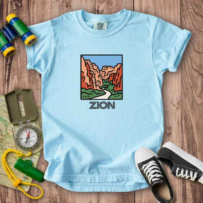 Zion National Park Kids Cotton T-Shirt
