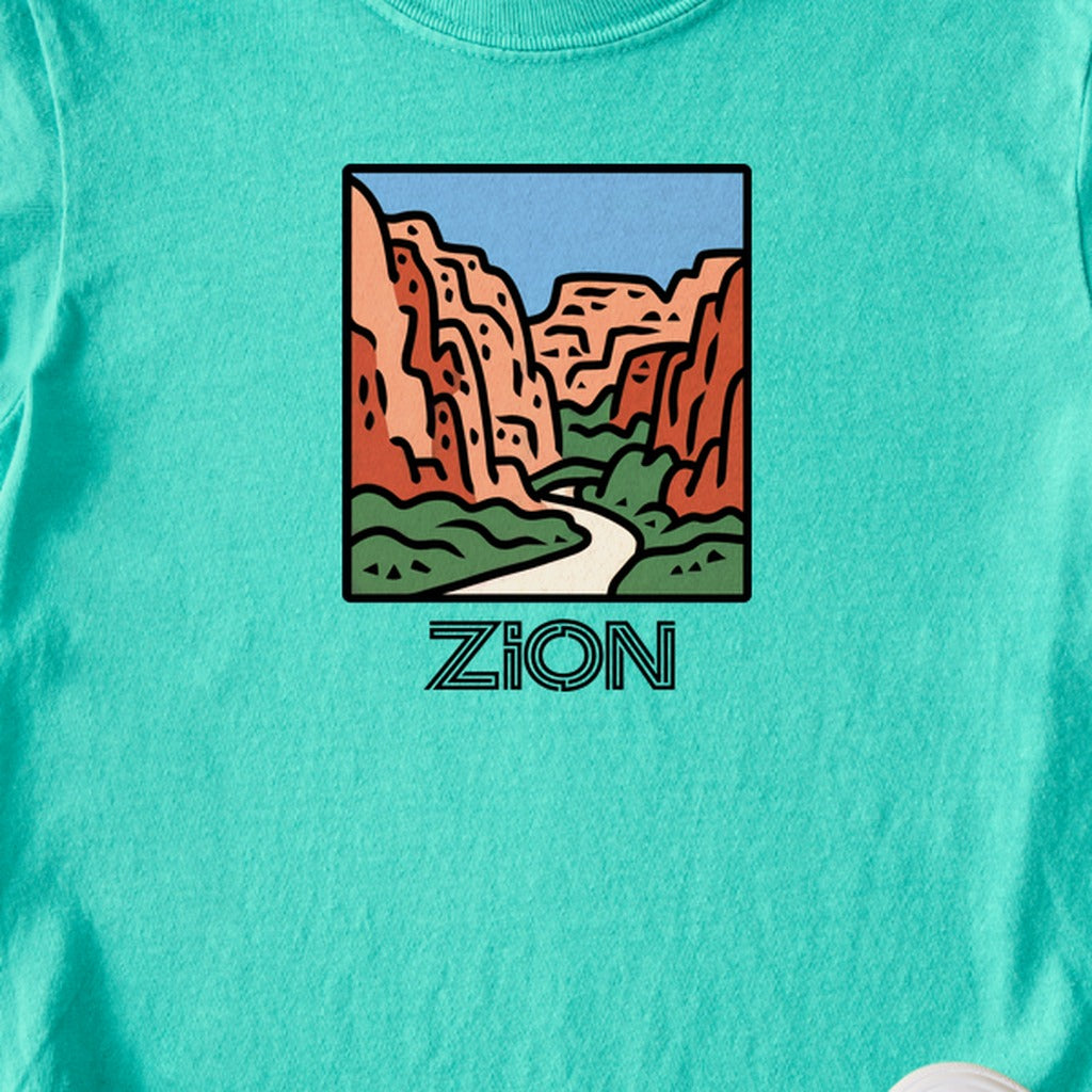 Zion National Park Kids Cotton T-Shirt