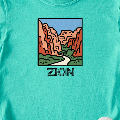 Zion National Park Kids Cotton T-Shirt